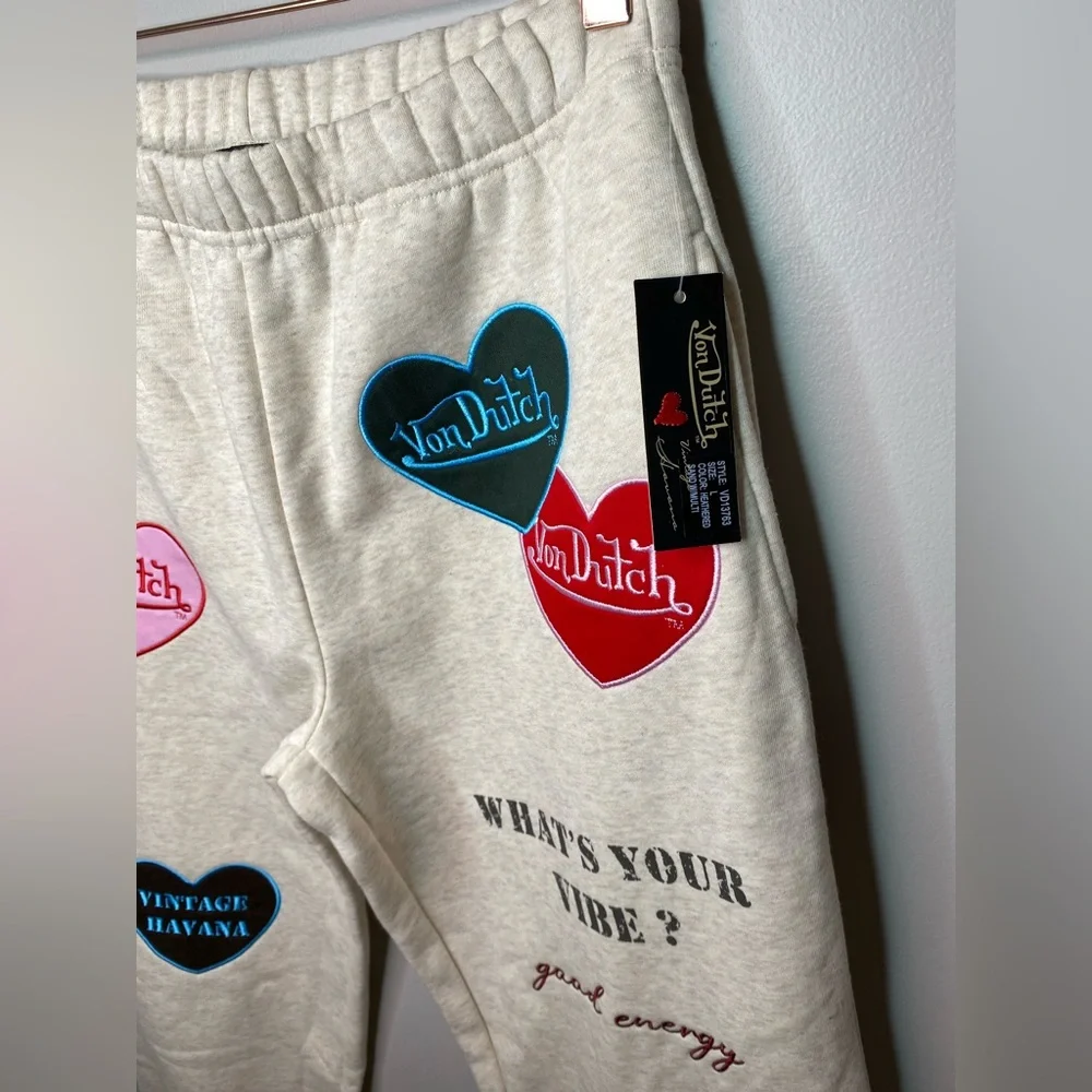 Von DutchXVintage Havana Collab Heart Joggers. - Picture 8 of 10
